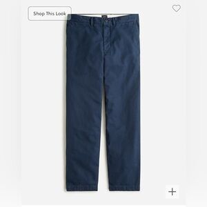 NWT J Crew Classic Relaxed-fit chino pant Item BE611 32x32 Dark Navy